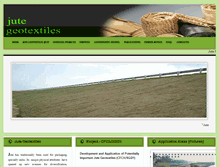 Tablet Screenshot of jutegeotech.com